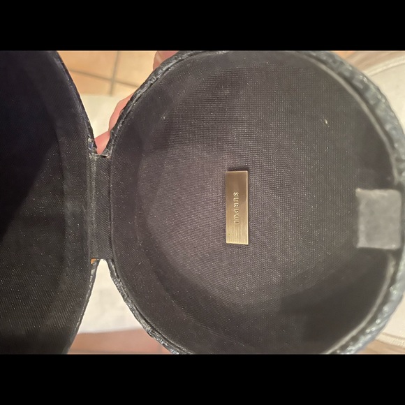 Serpui summer black straw bag - Picture 4 of 5